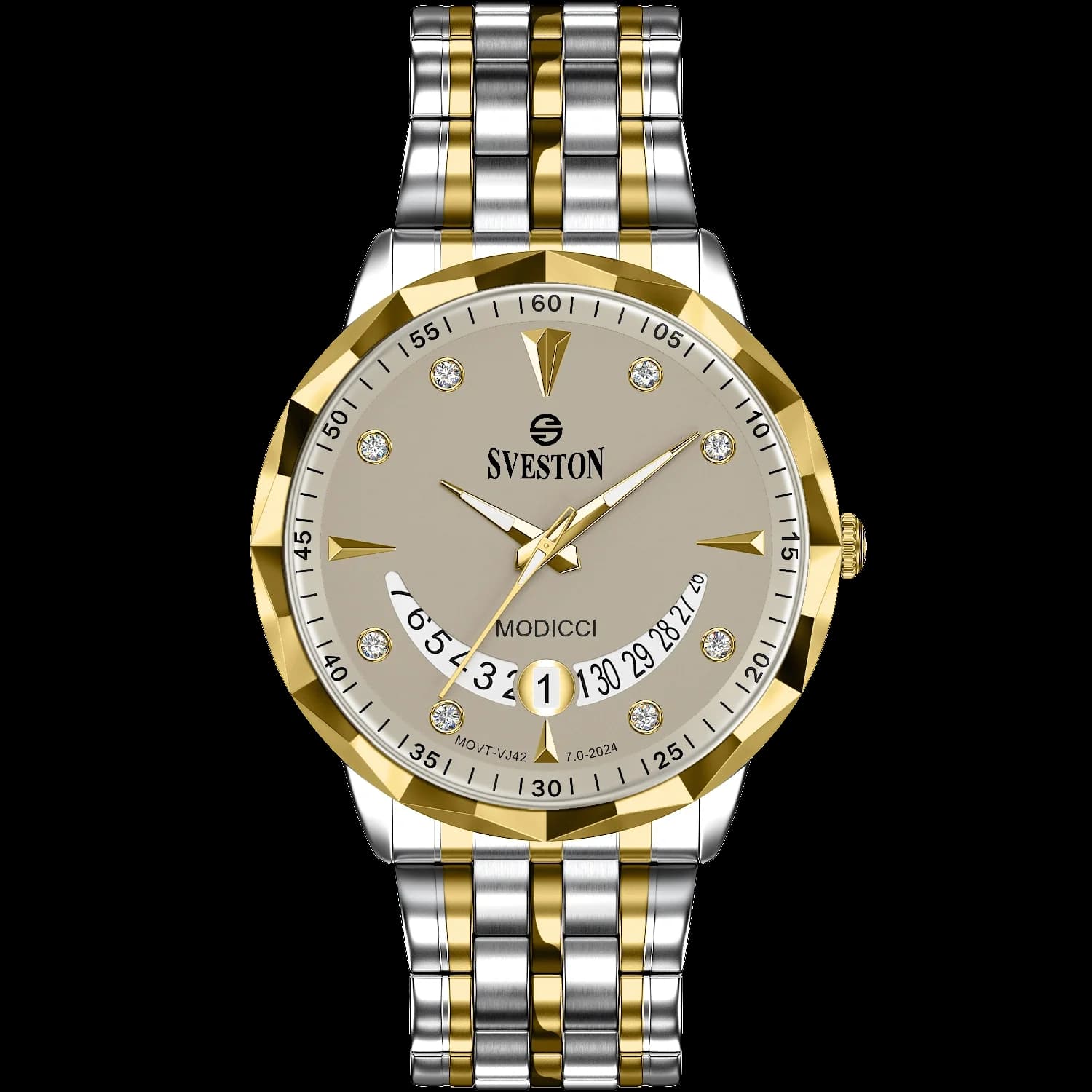 Minimal Steel Chrono Watch